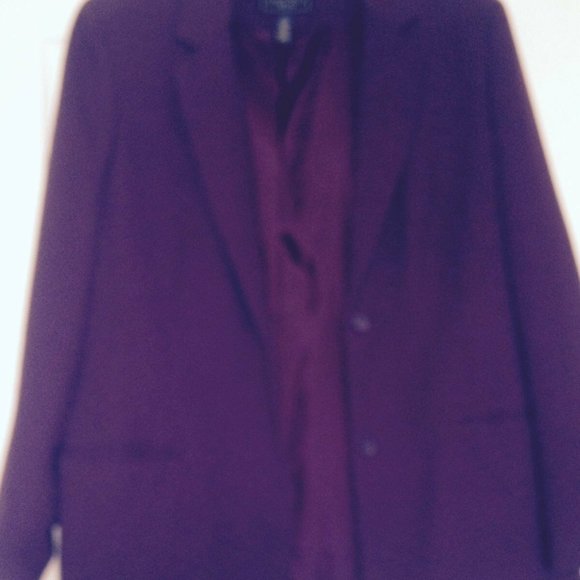 Laura Scott Jackets & Blazers - Laura Scott Women's Blazer,lined, purple, 14P